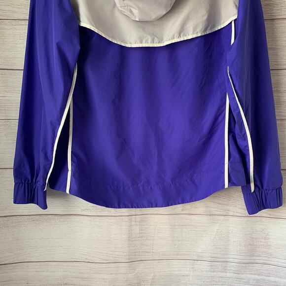 Nike Blue Grey Windrunner Zip Up Hoodie Jacket Retro-Styled Windbreaker Size M - Picture 7 of 16